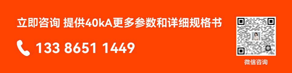 立即咨询 提供40kA更多参数和详细规格书