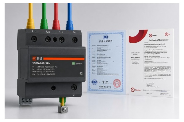 欧洲工业电源做T&Uuml;V/CE认证SPD的厂家有哪些-易造防雷