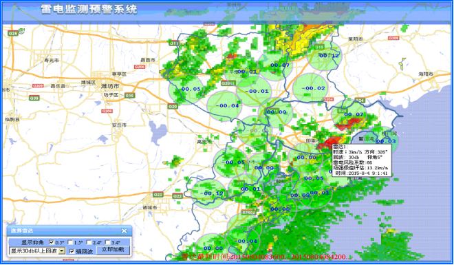 大气电场仪监测软件