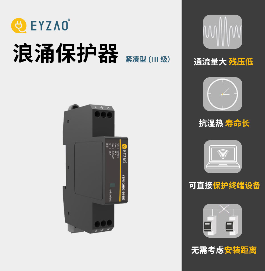 浪涌保护器1级2级3级这样分级-紧凑型 浪涌保护器1级2级3级这样分级-紧凑型